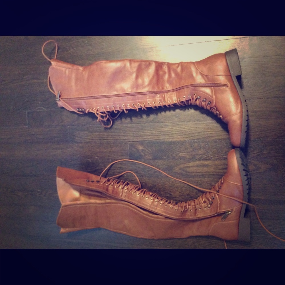 Lace up boots